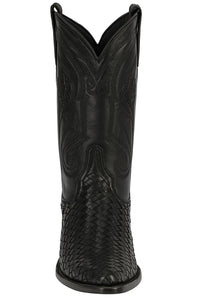 Men's Wild West Ostrich Skin J Toe Boots 29903-A