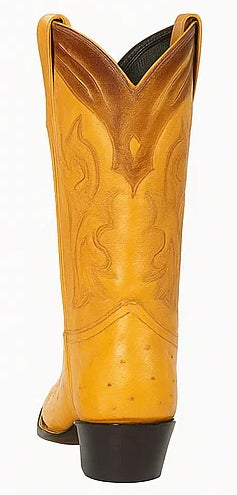 Men's Wild West Smooth Ostrich Skin J Toe Boots 29904