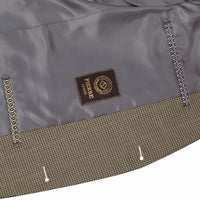 Mens 2 Button Slim Fit Light Brown Blazer