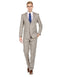 Mens Modern Fit Summer Wedding Suit Light Taupe