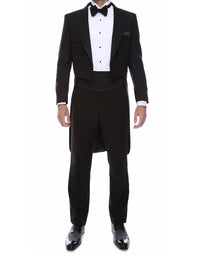 Mens Modern Tail Tuxedo in Black