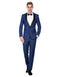 Mens Prom | Wedding Slim Fit Shawl Tuxedo Cobalt Blue