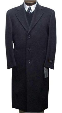Men's Dress Coat Long Wool Winter Dress Knee length Coat 45 Inch Men's OvercoatUSA Men's Dress Coat Long Wool Winter Dress Knee length Coat 45 Inch Men's OvercoatUSA