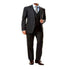 Men's 2 Button Peak Lapel Black 3 Piece James Bond Outfit