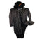 SHIMMERY GANGSTER Black And Bold Pronounce White Stripe ~ Pinstripe Fashion Limited, Edition