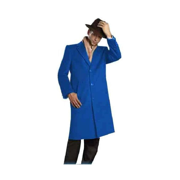 BRAND FULL LENGTH COAT TOPCOAT INDIGO