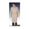 Mens Big And & Tall Button Closure Trench Coat British Khaki ~ Tan