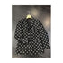 Mens Black Dot Pattern Casual  Dress