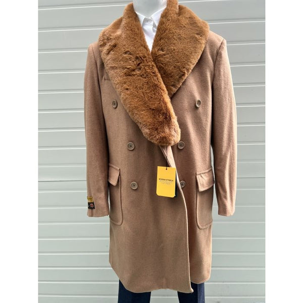Camel Wool Peacoat Collection for Men OvercoatUSA