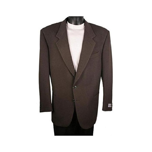 Mens Dark Olive Single Breasted Two Button Blazer