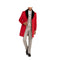 Mens Faux-Fur Trim Overcoat And Faux Overcoat