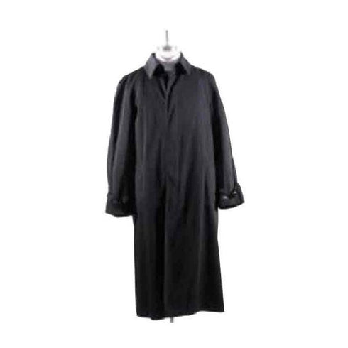 Mens Long Full Length Rain Coat Black