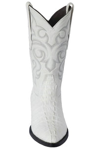 Botas de  Cocodrilo - Caiman Cola Horma Puntal- A
