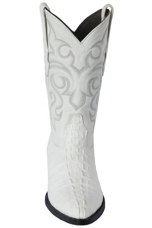 Botas de  Cocodrilo - Caiman Cola Horma Puntal- A