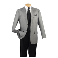Mens Luxurious Wool Black houndstooth checkered Sport Coat