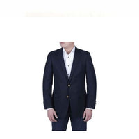 Mens Navy Blue Italian Style Blazer Brass Buttons Classic Fit