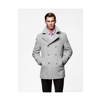Mens Peacoat 3xl - Mens Peacoat xxl - light greyPeacoat
