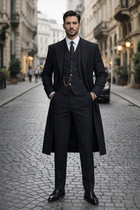 Mens Peaky Blinders Costume Thomas Shelby Pinstripe Outfit