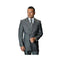 Mens Plaid Windowpane Double Breasted Suit Wool Sport Coat
