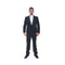 Mens Two Button Black Floral Pattern Sport Coat