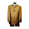 Mens Vested Single Breasted 3 Piece Taupe Suits 2 Pockets Khaki