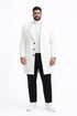 Mens White Overcoat - White Topcoat