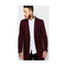 Mens Wool Burgundy ~ Wine Wool Coat ~ Car coat ~Peacoat By Alberto Nardoni