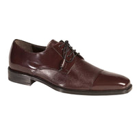 Mezlan Lizard Cap Toe Derby