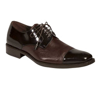 Mezlan Lizard Cap Toe Derby