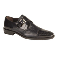 Mezlan Lizard Cap Toe Derby