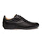 Mens Mezlan Luka Calf & Deerskin Sneaker in Black