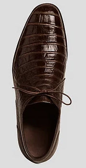 Mezlan Dark Brown  Crocodile Mens  Shoes Anderson