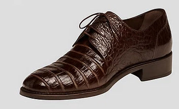 Mezlan Dark Brown  Crocodile Mens  Shoes Anderson