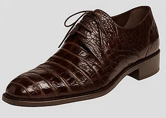 Mezlan Dark Brown  Crocodile Mens  Shoes Anderson