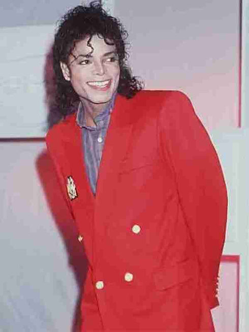 Michael Jackson Award Ceremony Red Blazer