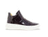 Mid Top Burnished Leather Sneaker Carrucci