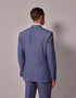 Mens Linen Suit For Beach Wedding - Summer  Suit in Mid Blue