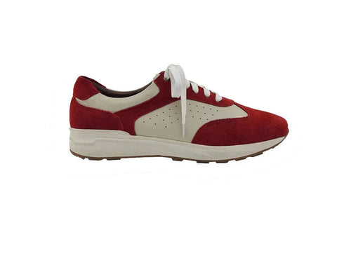 Mix Media Lifestyle Leather Sneaker Carrucci