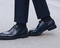 Carrucci Moc Toe Single Monk Loafer