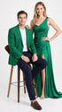 Executive Apparel Ultralux Men’s Kelly Green Blazer Jacket, Formal Sport Coat for Weddings and Events