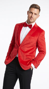 Men’s Red Dinner Jacket, Formal Tuxedo Evening Jacket for Weddings Prom and Parties