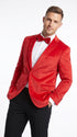 Men’s Red Dinner Jacket, Formal Tuxedo Evening Jacket for Weddings Prom and Parties