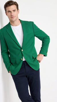 Executive Apparel Ultralux Men’s Kelly Green Blazer Jacket, Formal Sport Coat for Weddings and Events
