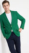 Executive Apparel Ultralux Men’s Kelly Green Blazer Jacket, Formal Sport Coat for Weddings and Events