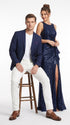 Men’s Navy Wool Sport Coat Blazer, Basic Two Button Classic Fit Formal Dress Jacket