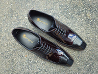 Carrucci Modern Patent Leather Oxford