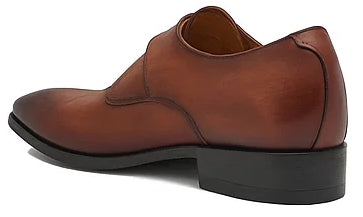 Monk Strap Buckle Leather Shoes