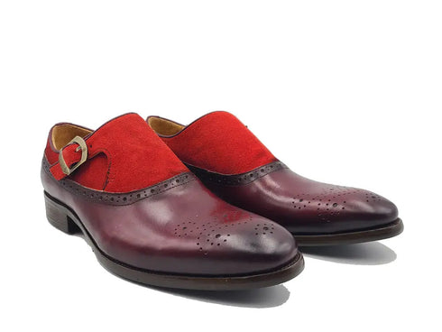 Multi Media Sling Style Single Monk Loafer Carrucci