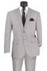 Men's 2pc Summer Seersucker Modern Fit  Black Suit