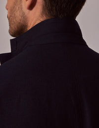 Mens Linen Suit For Beach Wedding - Summer  Slim Suit in Navy